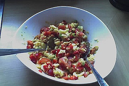 Roter Linsensalat