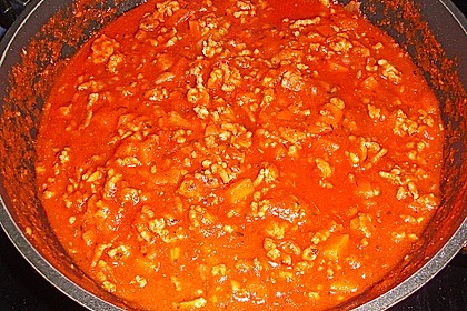 Hackfleischsauce 1