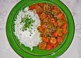 M&ouml;hrencurry mit Fleischkl&ouml;&szlig;chen
