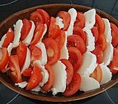 Tomaten - Mozzarella - Auflauf (Bild)