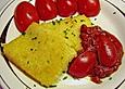 Gebratene Polenta mit K&auml;se