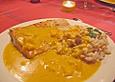 Tilapiafilet mit Pinien - Kokosreis an Orangenso&szlig;e