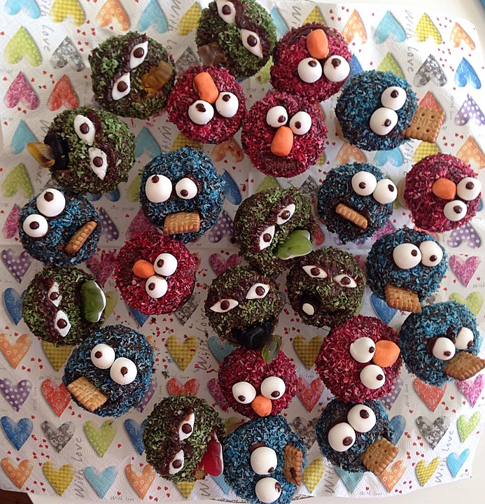 Krümelmonster im Waffelbecher (Rezept mit Bild) von Krümelmonster im Waffelbecher (Rezept mit Bild) von