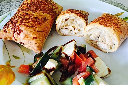 Blätterteig mit Gyrosfüllung und Feta-Käse 1