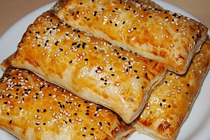 Blätterteig mit Gyrosfüllung und Feta-Käse 3