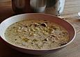 K&auml;se - Porreesuppe