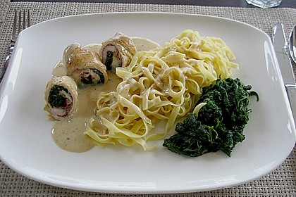 Puten - Spinat - Rouladen 6