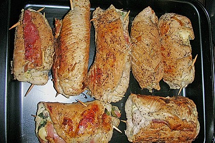 Puten - Spinat - Rouladen 2