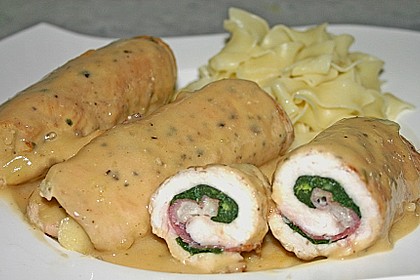Puten - Spinat - Rouladen 3