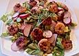 Bunter Salat von Scampi