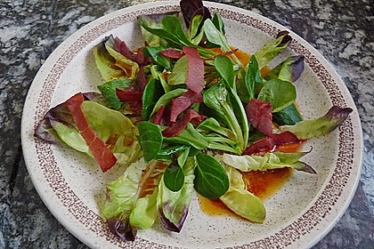 Herbstsalat mit Mostbr&ouml;ckli