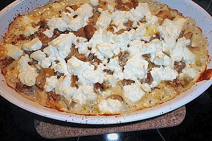 Sahniger Hackauflauf mit Schafsk&auml;se