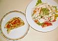 Mangoldroulade mit Blattsalaten