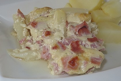 Spargel - Schinken Auflauf 2