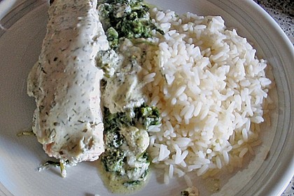 Lachs - Spinat - Auflauf 6