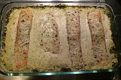 Lachs - Spinat - Auflauf 4