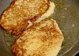 Glitscher aus rohen Kartoffeln