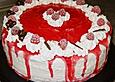 Himbeer - Biskuittorte