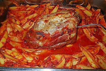 Griechisches Backofenfleisch 5