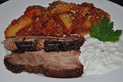 Griechisches Backofenfleisch 7