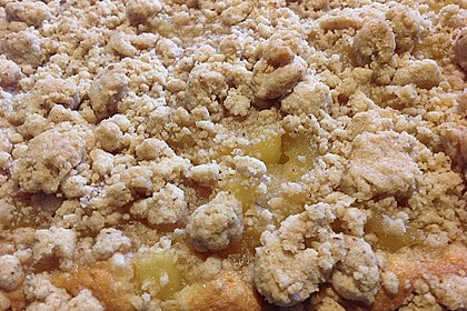Streusel Apfel Blechkuchen 1