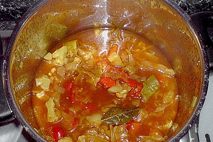 Asiatische Wei&szlig;krautsuppe
