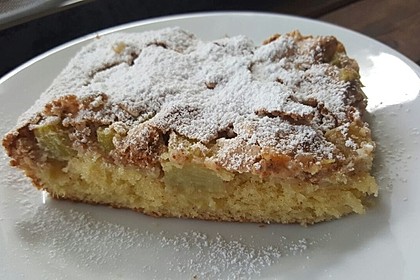 Rhabarberkuchen mit Baiser 2