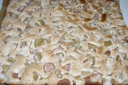 Rhabarberkuchen mit Baiser 11