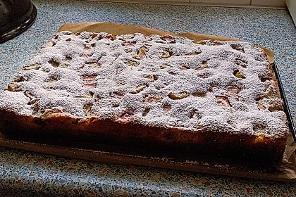 Rhabarberkuchen mit Baiser 9