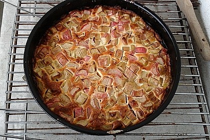 Rhabarberkuchen mit Baiser 7