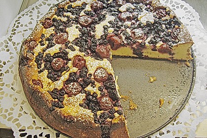 K&auml;se - Heidelbeer Kuchen 4