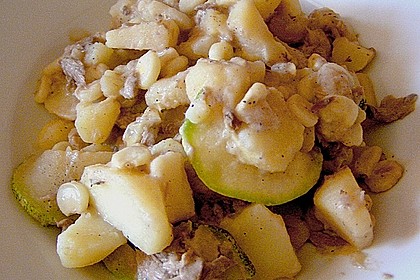 Kartoffel - Zucchini - Pfanne mit Thunfisch 2