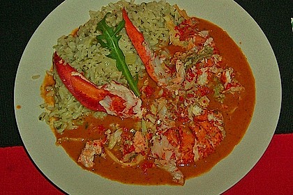 Hummerragout mit Rucola - Risotto 2