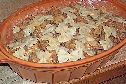 Nudelauflauf mit Filet und Pfifferlingen 2
