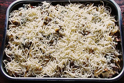 Nudelauflauf mit Filet und Pfifferlingen 6