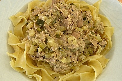 Zucchini - Thunfischpasta 2