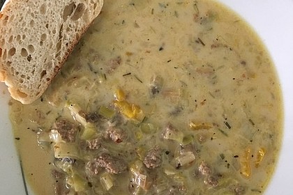 Hack-Käse-Porree-Suppe 35