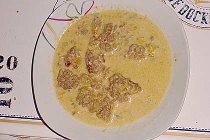 Hack-Käse-Porree-Suppe 14