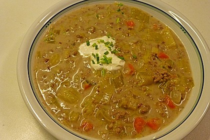 Hack-Käse-Porree-Suppe 12