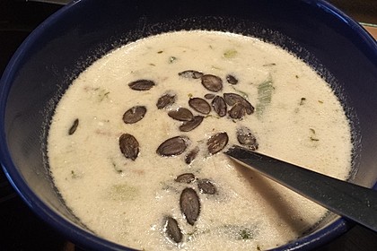 Hack-Käse-Porree-Suppe 6