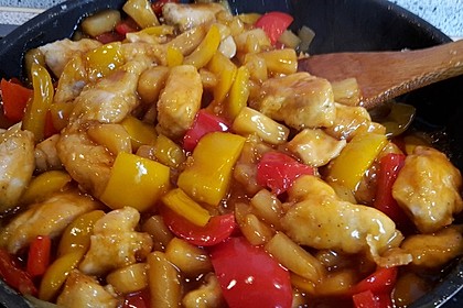 Hähnchen süß-sauer wie beim Chinamann 10