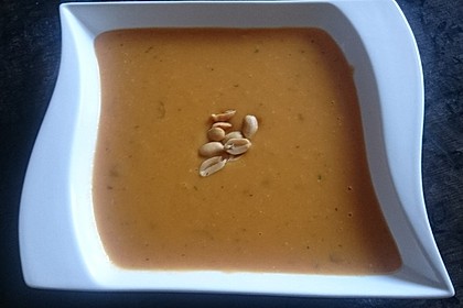 Süßkartoffel–Erdnuss-Suppe 2