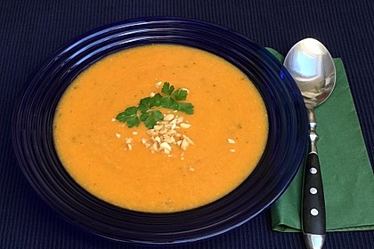 Süßkartoffel–Erdnuss-Suppe 5