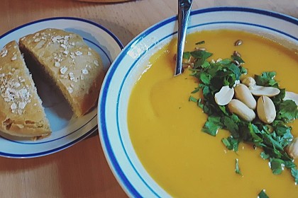 Süßkartoffel–Erdnuss-Suppe 14