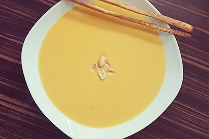 Süßkartoffel–Erdnuss-Suppe 3