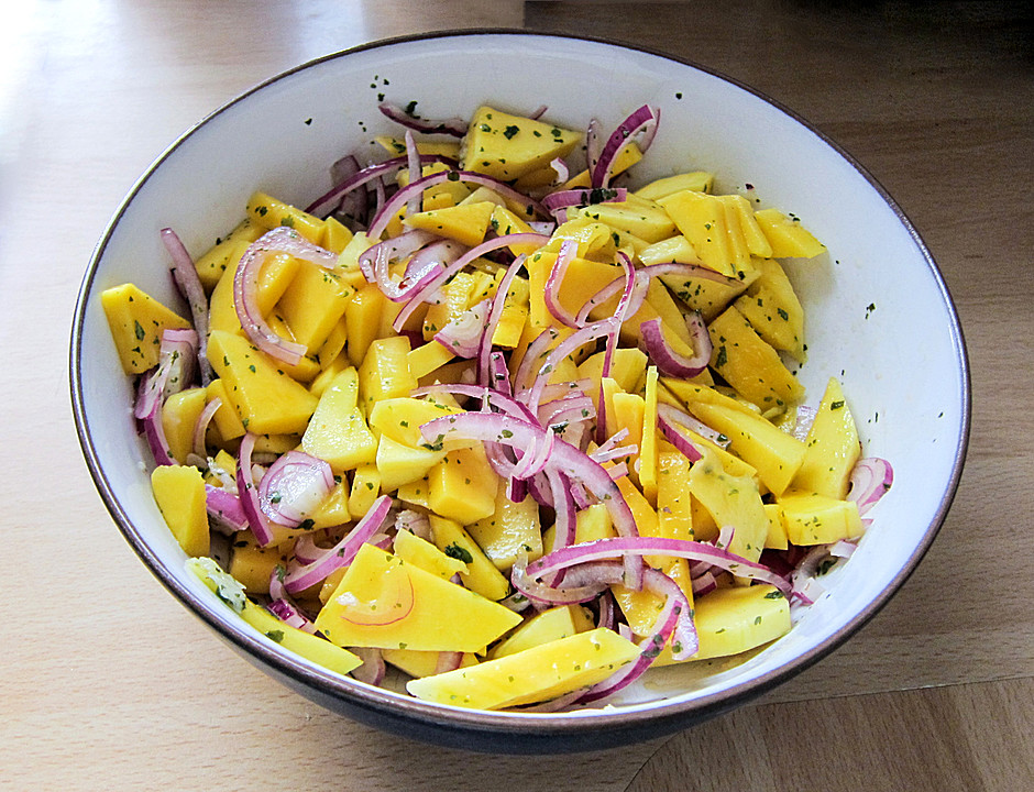 Seychellischer Mango-Salat (Rezept mit Bild) von Manokia75 | Chefkoch.de