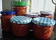 Rhabarber - Erdbeer - Marmelade  mit Vanillearoma