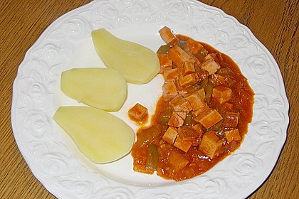 Bayerisches Leberkäs - Gulasch 1