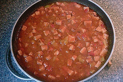 Bayerisches Leberkäs - Gulasch 6