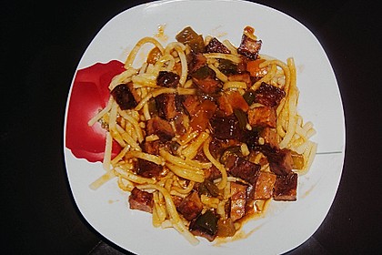 Bayerisches Leberkäs - Gulasch 5